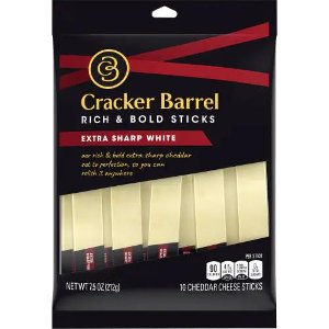 Save $1.00 on Cracker Barrel Cheese Sticks
