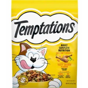 Save $1.00 on Temptations Chicken Flavor Dry Cat Food
