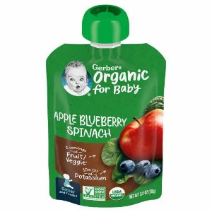 Save $1.00 on 3 Gerber Organic Pouch