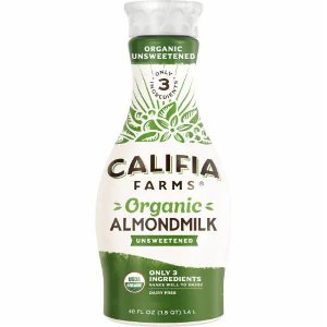 Save $1.00 on Califia Organic Almond or Oatmilk