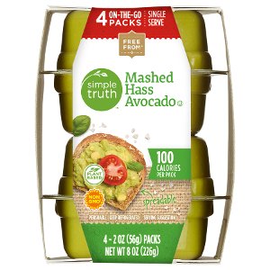 Save $0.50 on Simple Truth Mashed Avocado Single Serve On-The-Go Packs
