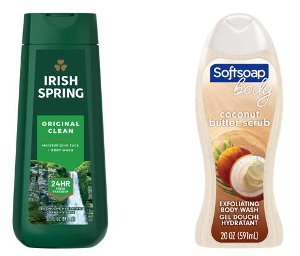 $2.99 Softsoap or Irish Spring Body Wash