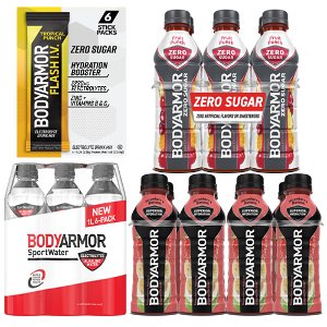 $5.99 BODYARMOR FLASH IV Sticks 6ct, SportWater 6pk Sports Drink 6pk & 8pk PICKUP OR DELIVERY ONLY