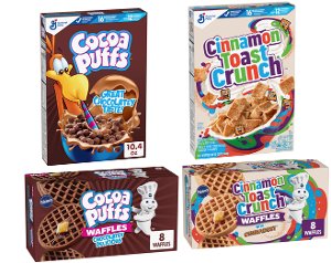 Save $1 on select Cinnamon Toast Crunch, Cocoa Puffs Cereal and Waffles PICKUP OR DELIVERY ONLY