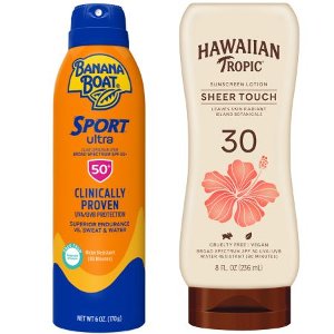 Save $1.00 on Banana Boat® or Hawaiian Tropic® Sun Care Product