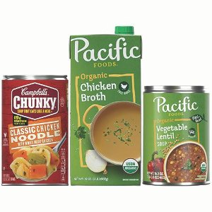 Save 20% off Campbell's® Chunky® Soup or Pacific Foods® PICKUP OR DELIVERY ONLY