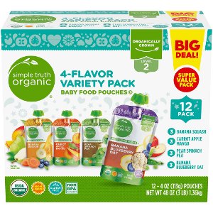 Save $2.00 on Simple Truth Organic Baby Food Pouches