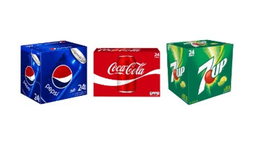 $9.99 Coca-Cola, Pepsi or 7UP