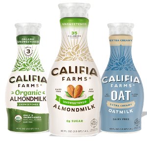 SAVE $1.00 on Califia Farms Plant-based Milks, Any Size