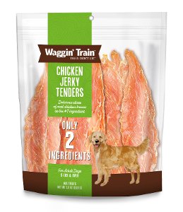 Save $5.00 on Waggin' Train Chicken Jerky Dog Treat