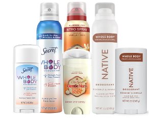 Buy 2 Old Spice, Native, or Secret Whole Body or Total Body Items, Get 1 FREE