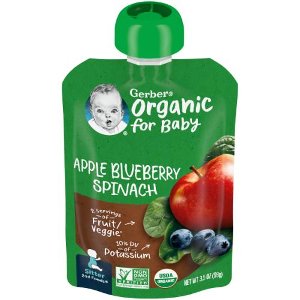Save $1.00 off 3 Gerber Organic Pouch