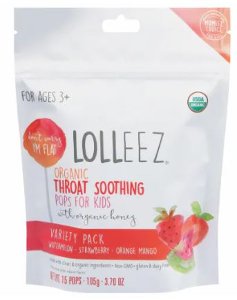 Save $1.00 on Lolleez Throat Soothing Pops