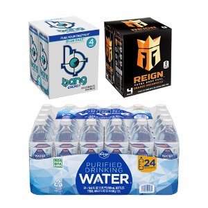 Buy 2 Reign or Bang 4-packs, Get 1 Store Brand Purified Drinking Water Free