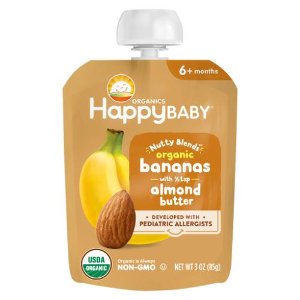 Save $1.00 on 4 Happy Baby Nutty Blend Pouches