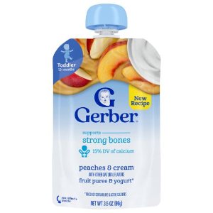 Save $1.00 on 4 Gerber Pouches