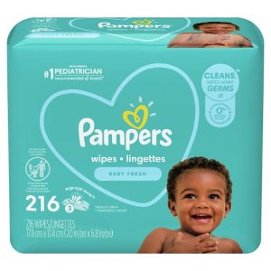 Save $1.00 on Pampers 2X,3X Wipes