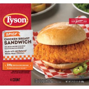 Save $2.00 on Tyson Chicken Sandwiches