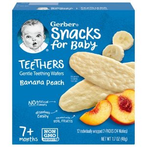 Save $1.00 on 2 Gerber Teethers