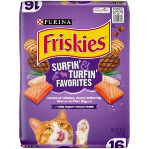 Save $2.00 on Friskies Dry Cat Food or Party Mix