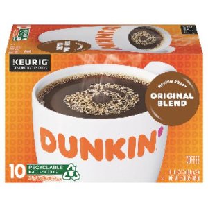 Save $1.00 on Dunkin or Bustelo Bag Or Kcup Coffee