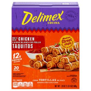 Save $2.00 on Delimex Mid Size Taquitos