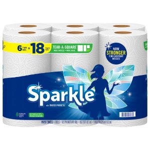 Save $2.00 on Brawny Or Sparkle 6 Triple Roll