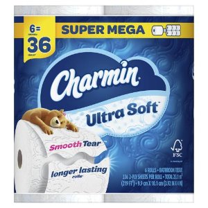 Save $5.00 on Charmin Toilet Tissue