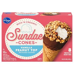 Save $1.00 on Kroger Ice Cream Sundae Cones