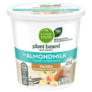 Save $0.50 on Simple Truth Almond Milk Yogurt
