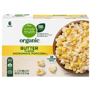 Save $0.50 on Simple Truth Organic Microwave Popcorn