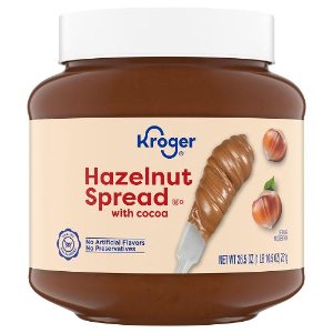 Save $0.50 on Kroger Hazelnut Spread