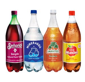 Save $0.50 on 2 Jarritos, Sidral Mundet. Mineragua, Sangria Senorial
