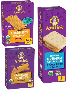 Save 25% on Annies Grahams, Sandwich Cookies & Cheddar Bunnies PICKUP OR DELIVERY ONLY