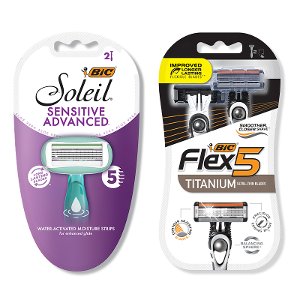 Save $3.00 off BIC Flex, Soleil, or Hybrid Razor