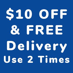 $10 off $75 + Free Delivery on Your Next 2 Pickup or Delivery Orders