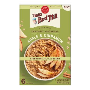Save $1.50 on Bob's Red Mill Brown Sugar Maple or Apple Cinnamon Oatmeal