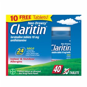 Save $1.00 on Claritin, Bayer, or MiraLAX