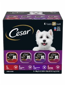 Save $3.00 on Cesar Wet Dog Food