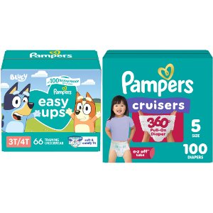 Save $3.00 on Pampers Easy Ups, Cruisers, or Swaddlers