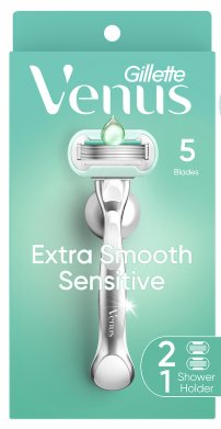 Save $1.00 on Venus Deluxe Smooth Sensitive or Moistureglide Razor Refills