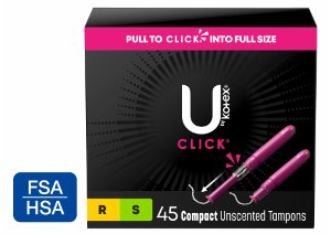 Save $1.50 on U By Kotex Pads or Liners