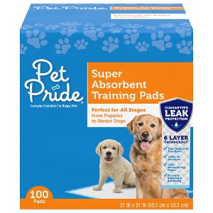 Save $4.00 on Pet Pride Puppy or Dog Training Pads