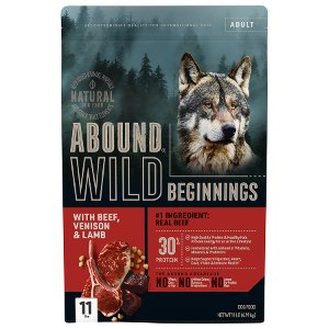 Save $2.00 on Abound Wild Dry Dog Food