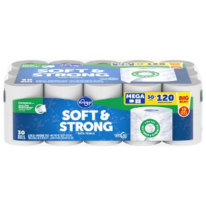 Save $3.00 on Kroger Soft & Strong Toilet Paper