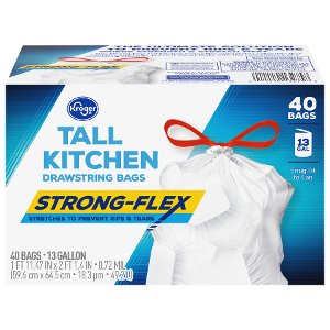Save $1.00 on Kroger Strong Flex Kitchen Trash Bags