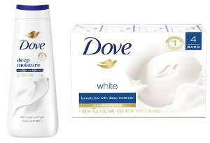 $5.99 Dove Body Wash or Scrubs