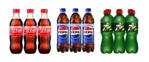 $3.49 Coca-Cola, Pepsi or 7UP