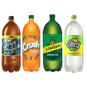 Save $1.00 on 4 Crush, Schweppes, Starry, Mug, Brisk