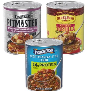 Save $1 on Progresso Protein, Pitmaster & Old El Paso Soup PICKUP OR DELIVERY ONLY